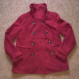 🚫SOLD🚫red trench coat❤️